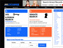 Tablet Screenshot of jailexchange.com